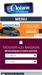 Mobile Screenshot of galerieoceane.com